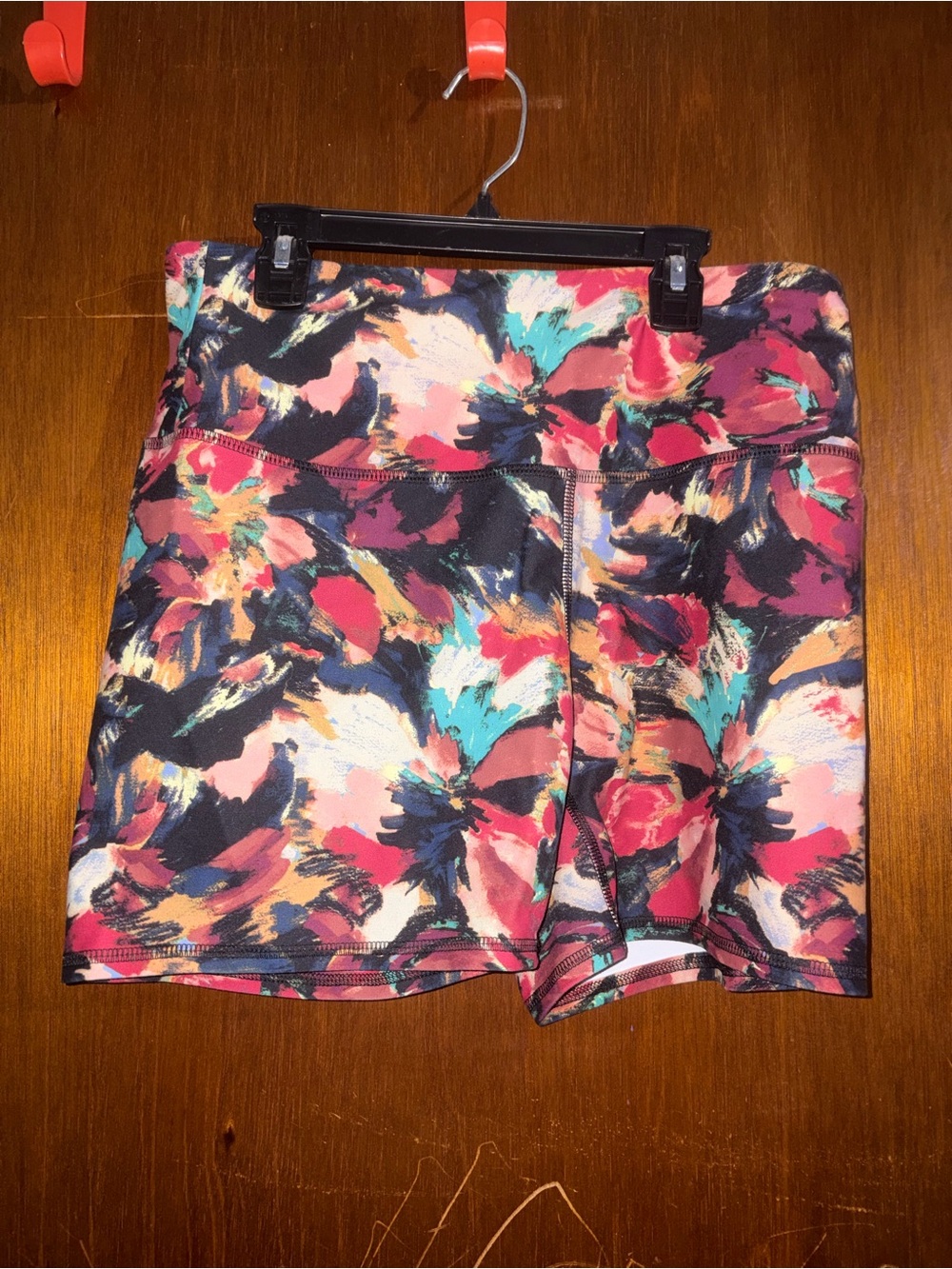 RBX Multicolor Floral High-Rise Bike Shorts